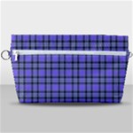 Blue Tartan Plaid 1 Handbag Organizer