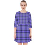 Blue Tartan Plaid 1 Smock Dress