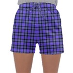 Blue Tartan Plaid 1 Sleepwear Shorts