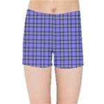 Blue Tartan Plaid 1 Kids  Sports Shorts