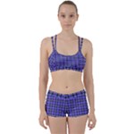 Blue Tartan Plaid 1 Perfect Fit Gym Set