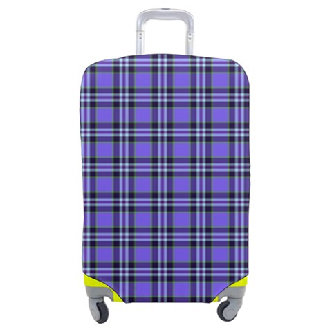 Blue Tartan Plaid 1 Luggage Cover (Medium) from ArtsNow.com