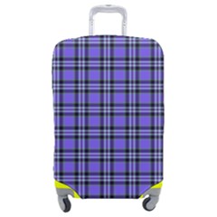 Blue Tartan Plaid 1 Luggage Cover (Medium) from ArtsNow.com