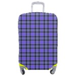 Blue Tartan Plaid 1 Luggage Cover (Medium)