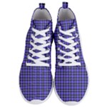 Blue Tartan Plaid 1 Men s Lightweight High Top Sneakers