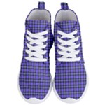 Blue Tartan Plaid 1 Women s Lightweight High Top Sneakers