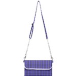 Blue Tartan Plaid 1 Mini Crossbody Handbag