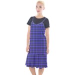 Blue Tartan Plaid 1 Camis Fishtail Dress