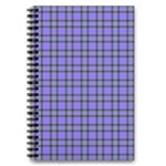 Blue Tartan Plaid 1 5.5  x 8.5  Notebook