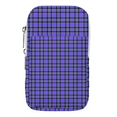 Blue Tartan Plaid 1 Waist Pouch (Small) from ArtsNow.com