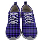 Blue Tartan Plaid 1 Women Athletic Shoes