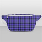 Blue Tartan Plaid 1 Waist Bag 