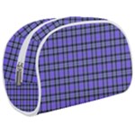 Blue Tartan Plaid 1 Make Up Case (Medium)