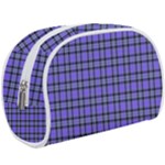 Blue Tartan Plaid 1 Make Up Case (Large)