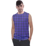 Blue Tartan Plaid 1 Men s Regular Tank Top