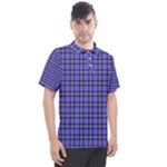 Blue Tartan Plaid 1 Men s Polo T-Shirt