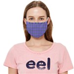 Blue Tartan Plaid 1 Cloth Face Mask (Adult)