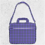 Blue Tartan Plaid 1 MacBook Pro 13  Shoulder Laptop Bag 