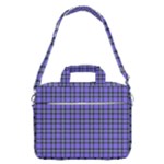 Blue Tartan Plaid 1 MacBook Pro 15  Shoulder Laptop Bag