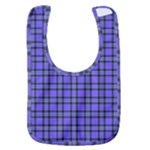 Blue Tartan Plaid 1 Baby Bib