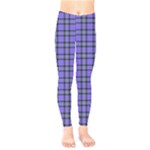 Blue Tartan Plaid 1 Kids  Classic Winter Leggings