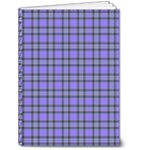 Blue Tartan Plaid 1 5  x 7  Hardcover Notebook