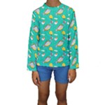 Naso Flame Fabric Kids  Long Sleeve Swimwear