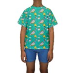 Naso Flame Fabric Kids  Short Sleeve Swimwear