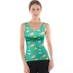 Naso Flame Fabric Women s Basic Tank Top