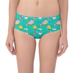 Mid-Waist Bikini Bottoms 