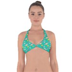 Naso Flame Fabric Halter Neck Bikini Top