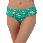 Naso Flame Fabric Frill Bikini Bottoms