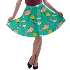 A-line Skater Skirt 