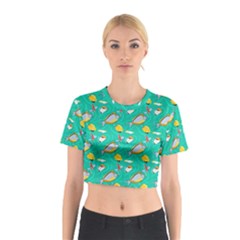 Naso Flame Fabric Cotton Crop Top from ArtsNow.com