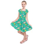 Naso Flame Fabric Kids  Short Sleeve Dress