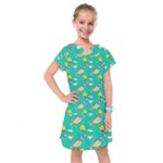 Naso Flame Fabric Kids  Drop Waist Dress