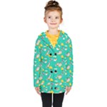 Naso Flame Fabric Kids  Double Breasted Button Coat