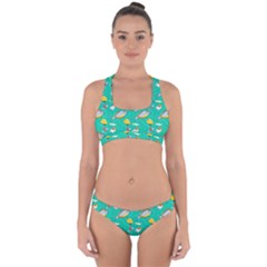 Naso Flame Fabric Cross Back Hipster Bikini Set from ArtsNow.com