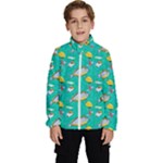 Naso Flame Fabric Kids  High Neck Windbreaker