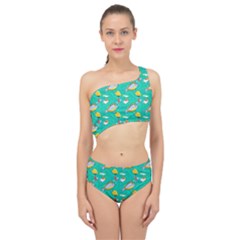 Spliced Up Two Piece Swimsuit 