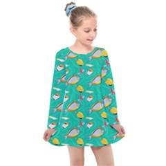 Kids  Long Sleeve Dress 