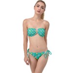 Naso Flame Fabric Twist Bandeau Bikini Set