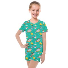 Kids  Mesh T-Shirt and Shorts Set 