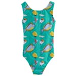 Naso Flame Fabric Kids  Cut-Out Back One Piece Swimsuit