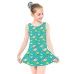 Naso Flame Fabric Kids  Skater Dress Swimsuit