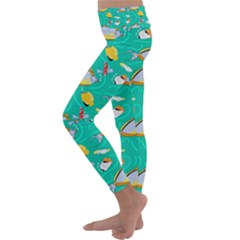 Kids  Lightweight Velour Classic Yoga Leggings 