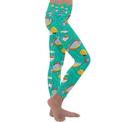 Kids  Lightweight Velour Classic Yoga Leggings 