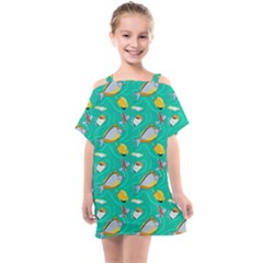 Kids  One Piece Chiffon Dress 