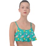 Naso Flame Fabric Frill Bikini Top