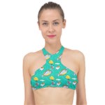 Naso Flame Fabric High Neck Bikini Top